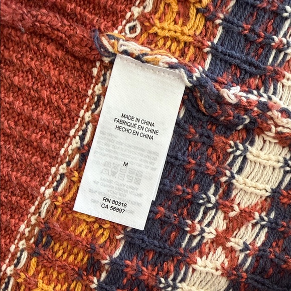 Lucky Brand Rust Geometric Cardigan - Picture 9 of 11